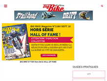 Tablet Screenshot of bigbike-magazine.com